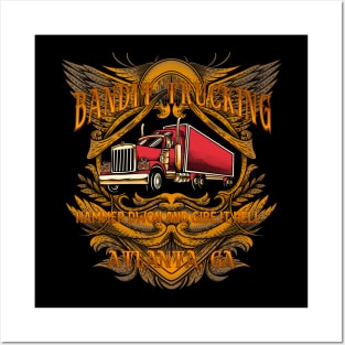 Bandit Trucking Posters and Art